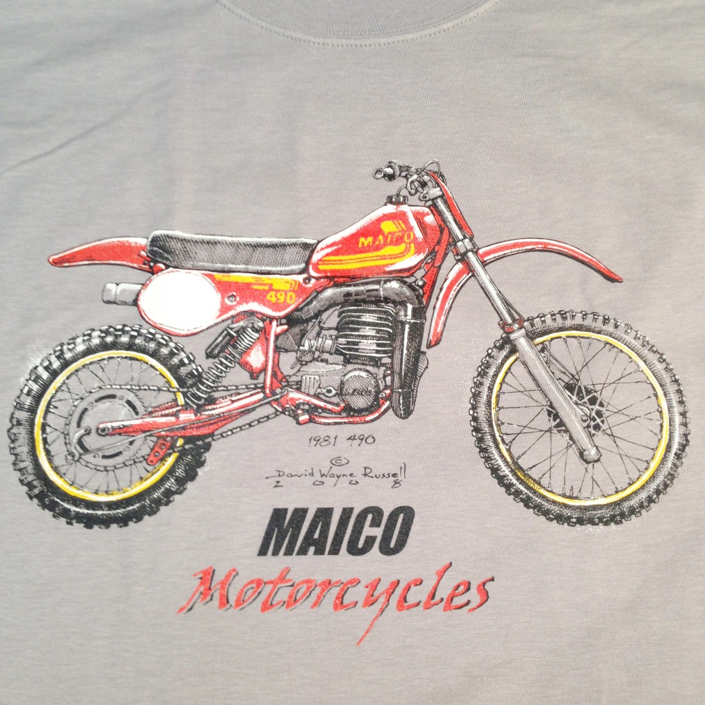 1981 Maico 490 t shirt