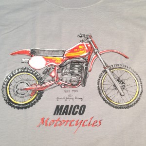 1981 Maico 490 t shirt