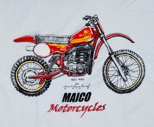 maico 490 t shirt