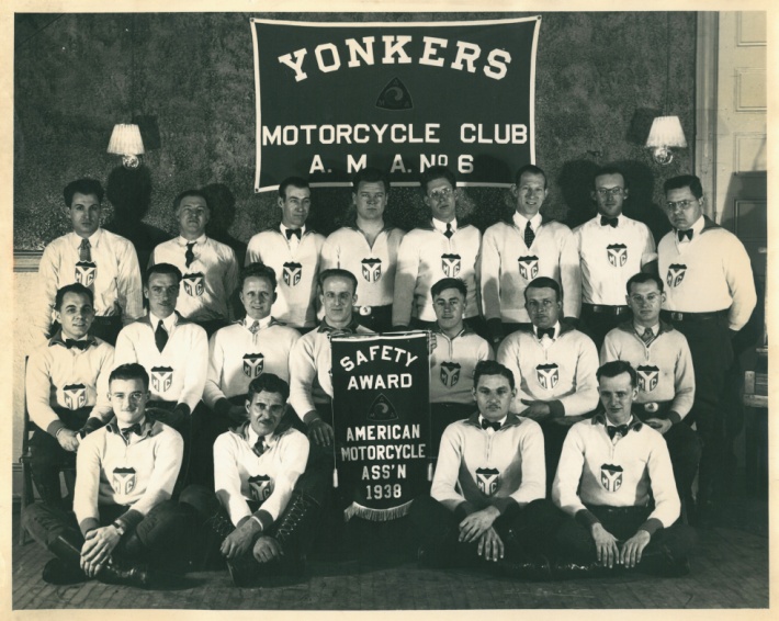  Yonkers, New York Motorcycle Club, 1938. (Courtesy the American Motorcyclist Association)