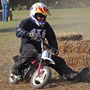 A mini bike racing event at VMD