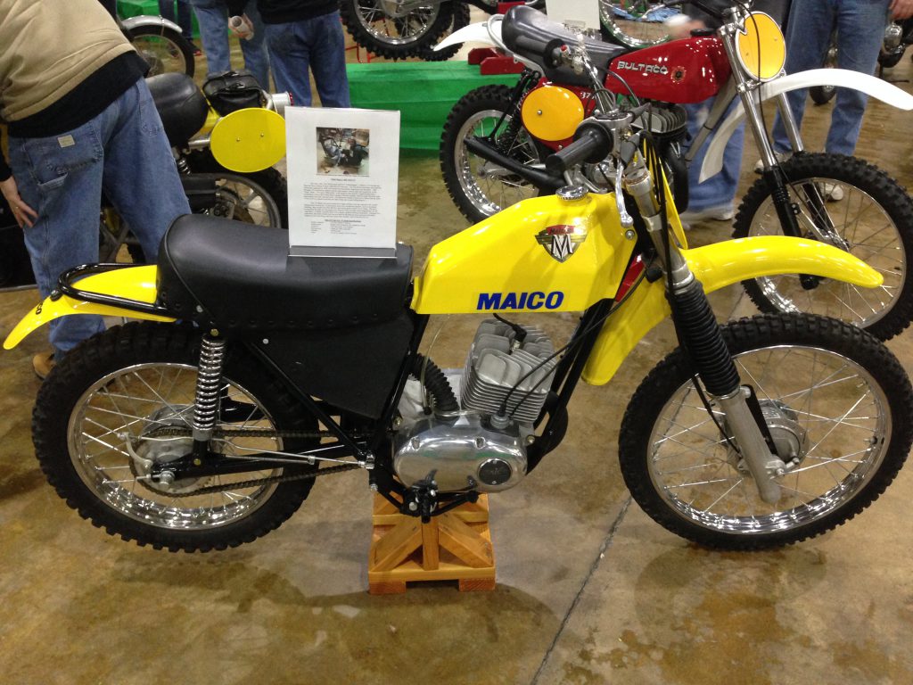 a finished restored motorcycle.