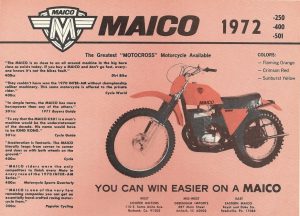 1972 Maico 501 flyer