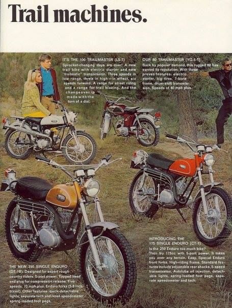 Old dual sport deals motorcycles