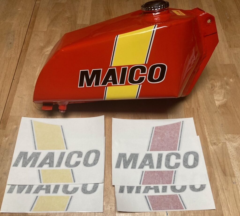 Maico 1975-1977 Tank Decals | Vintage Motor Company