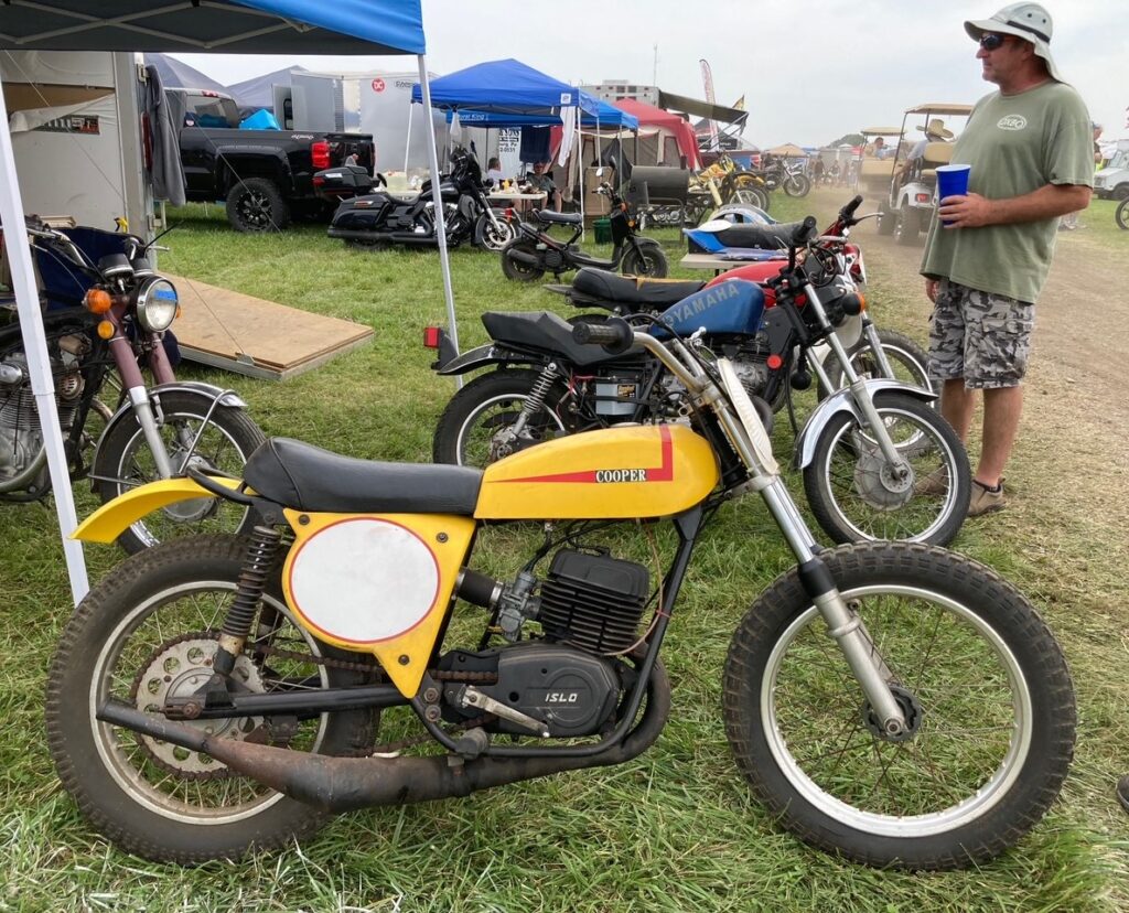 Cooper motorcycle at Vintage Motorcycle Days, 2021