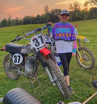 Amber Hamilton maico motocross